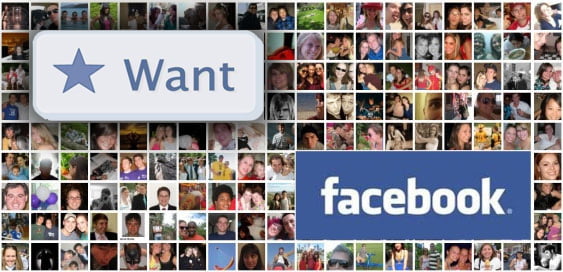 Facebook testa botões Quero e Coletar para integração com a rede social
