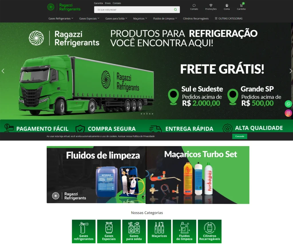 Site da Ragazzi Refrigerants 