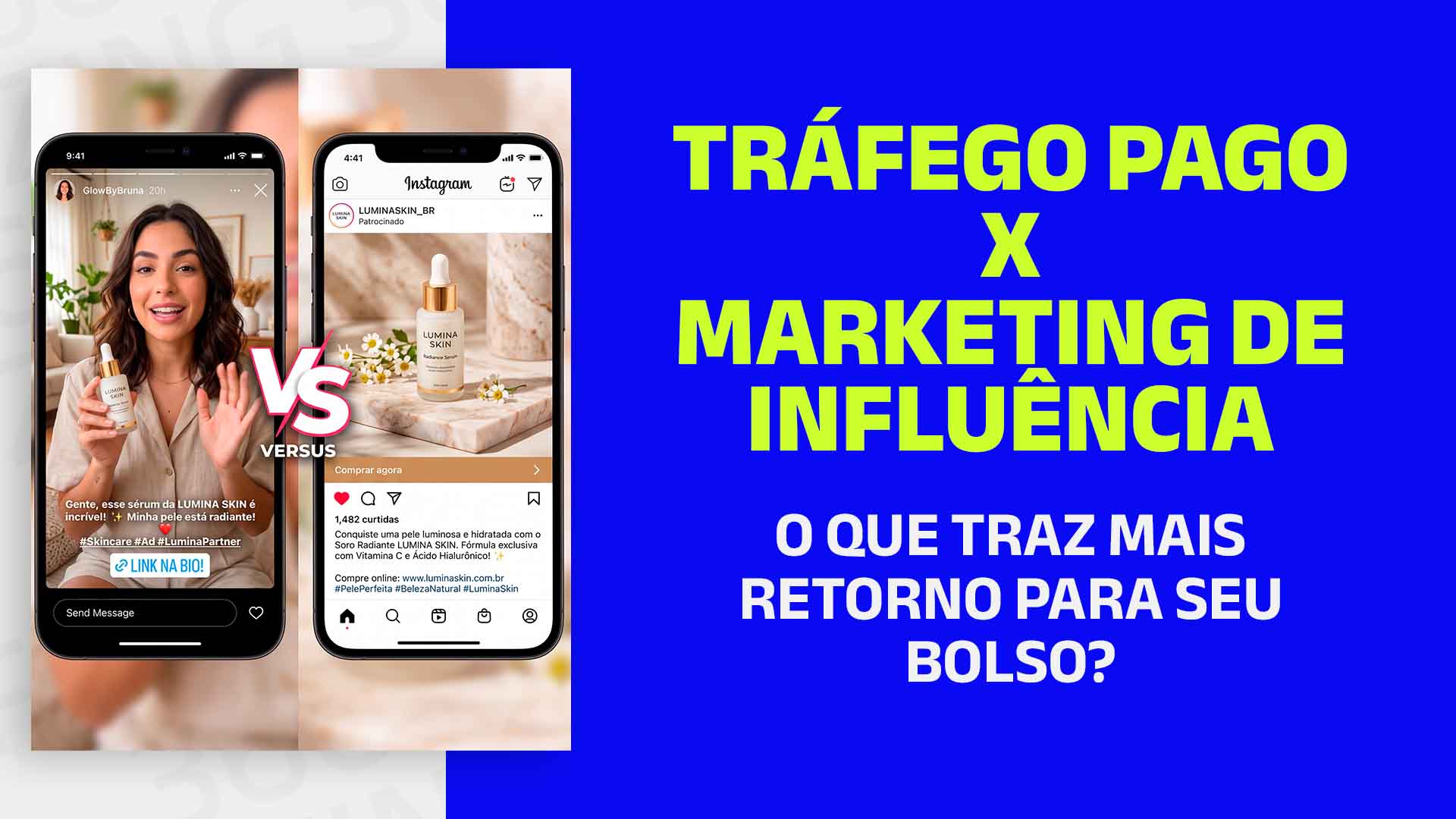 Vale mais investir em tráfego pago ou marketing de influência?